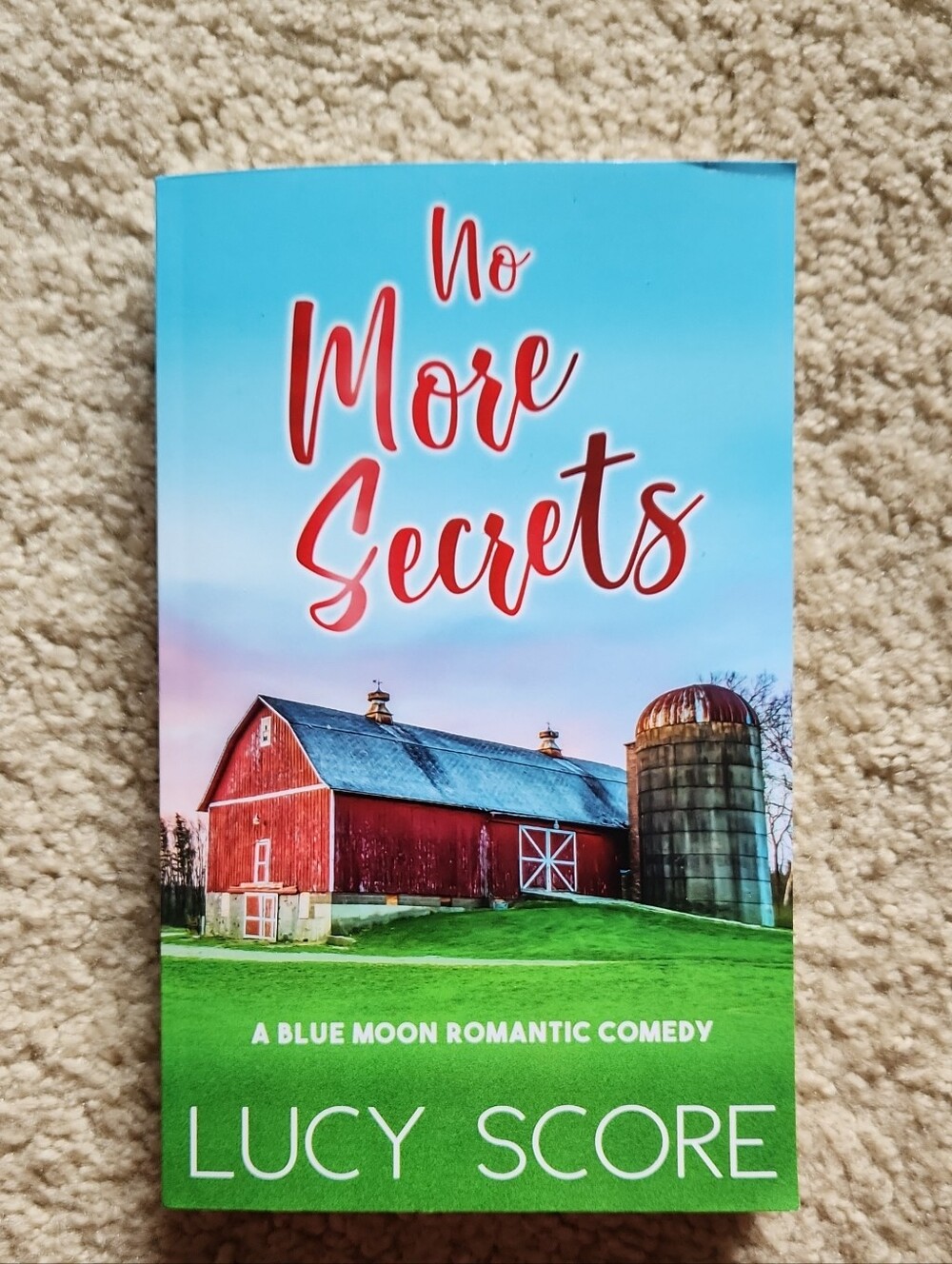 No More Secrets by Lucy Score - Bright Red Barn Cover